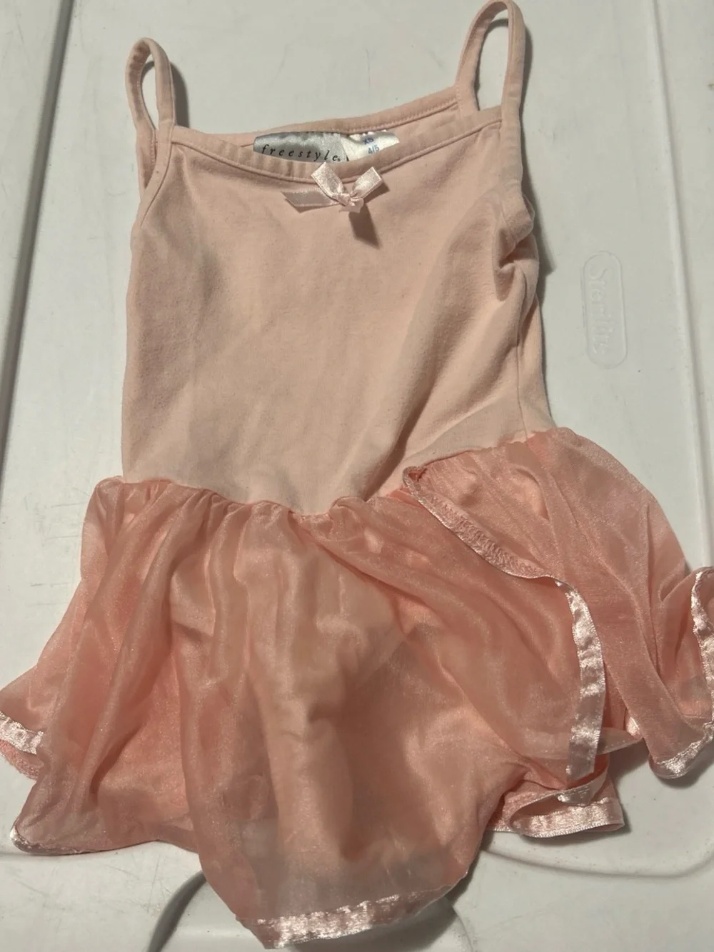 Freestyle Pink Peach Ballet Tutu Leotard